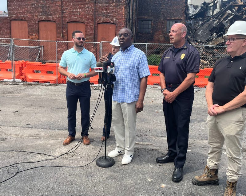 110 and 118 South Park Avenue fire press conference