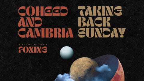 Coheed and Cambria & Taking Back Sunday @ The Greek Theatre