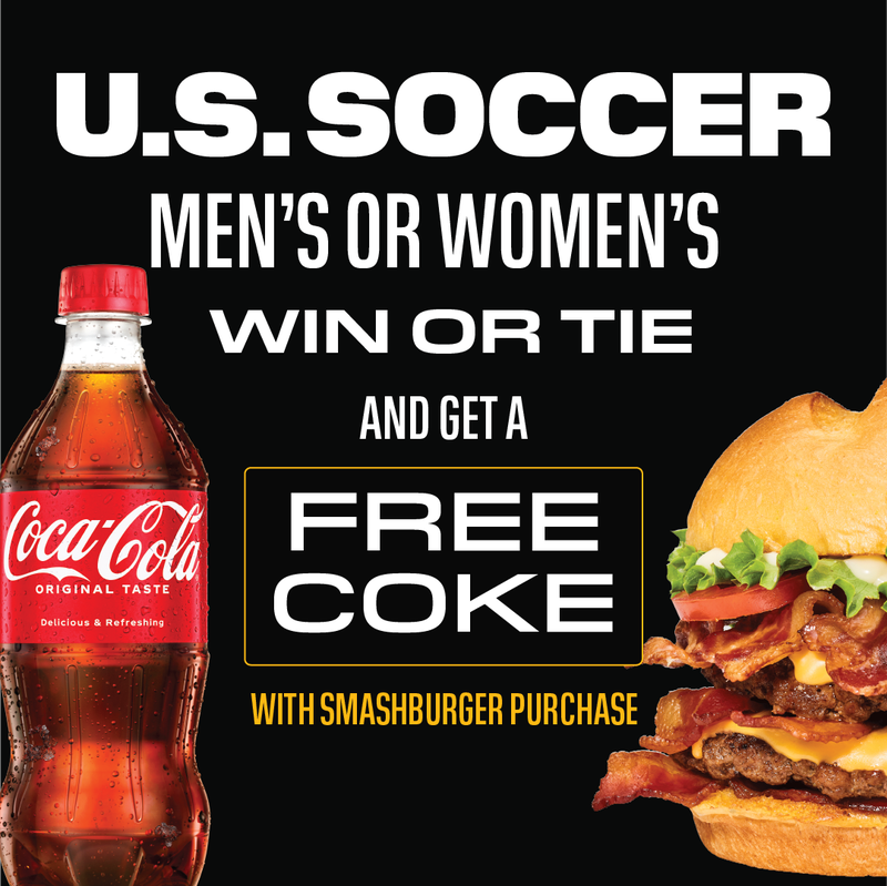 Smashburger Free Coke with Purchase
