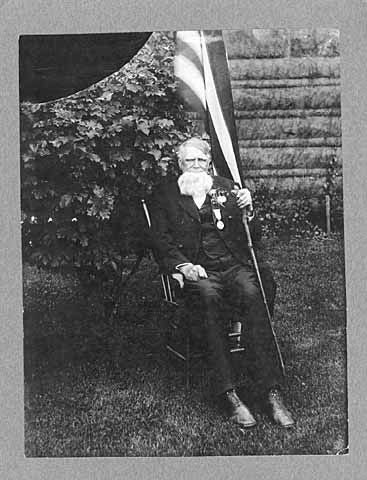 Col. William Colvill, the first man to lie in state in Minnesota in 1905. He's shown here in 1900 and was a hero of the Civil War.