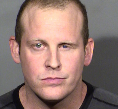 Booking photo of Las Vegas Metro Police detective Colin Snyder