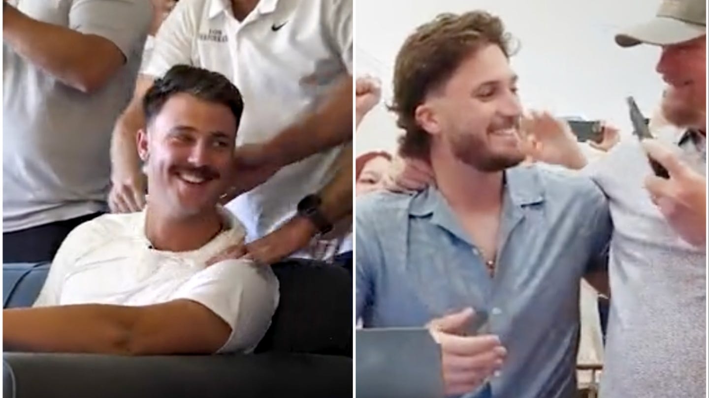 Watch: Paul Skenes and Dylan Crews react to hearing their names called 1-2 in MLB Draft