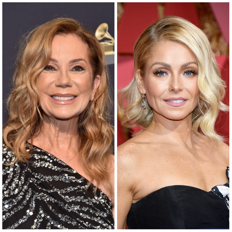 Kathie Lee Gifford and Kelly Ripa