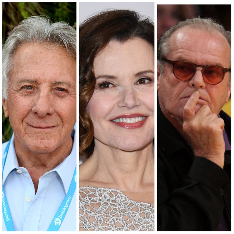 Dustin Hoffman, Geena Davis, Jack Nicholson