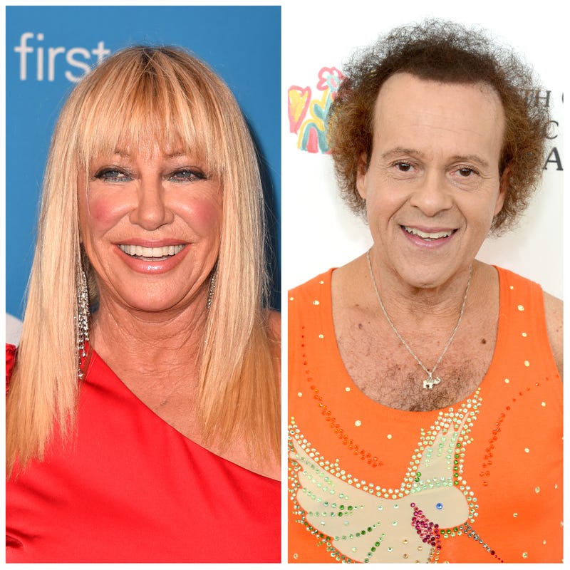 Suzanne Somers and Richard Simmons