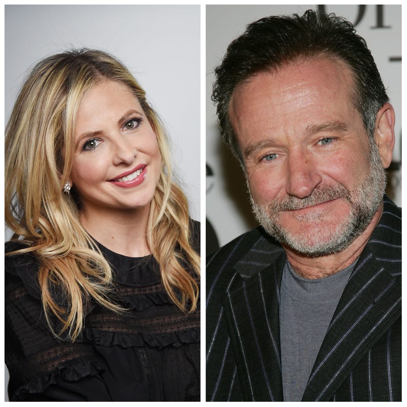 Sarah Michelle Gellar and Robin Williams