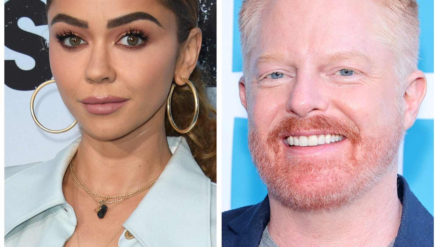 ‘Modern Family’ star Sarah Hyland shares video of co-star Jesse Tyler Ferguson officiating wedding