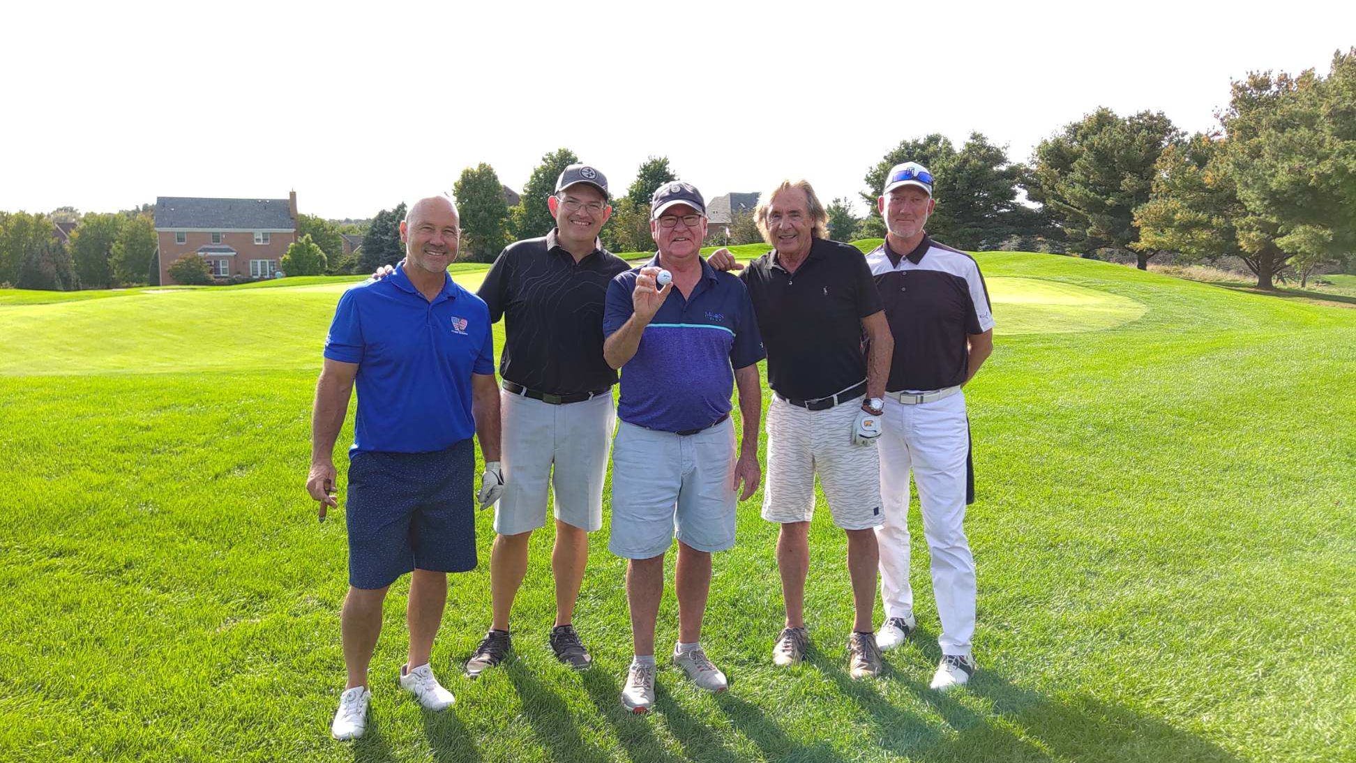 Fan’s Jim Colony with 1st ever hole-in-one