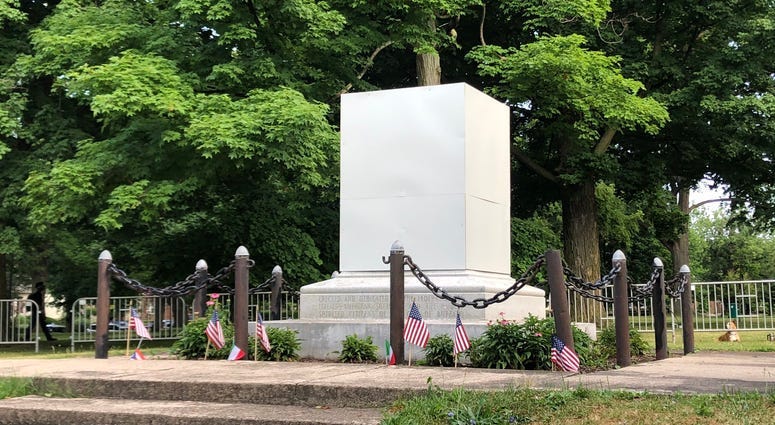 Removed Statue
