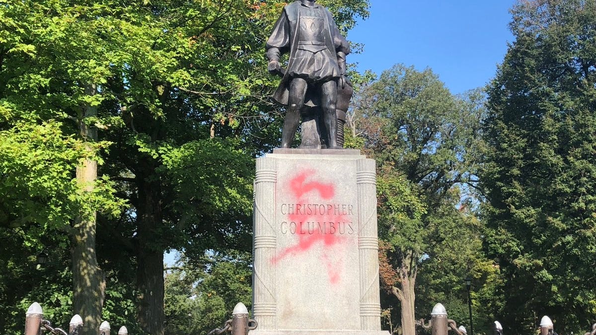 Columbus statue remains in storage as tensions persist between legacy of Columbus, native people