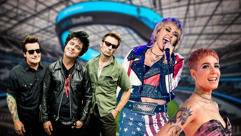 Green Day, Halsey, Miley Cyrus among acts set for Super Bowl Music Fest