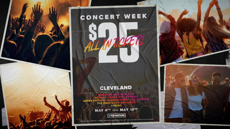 Promo graphic for concert week