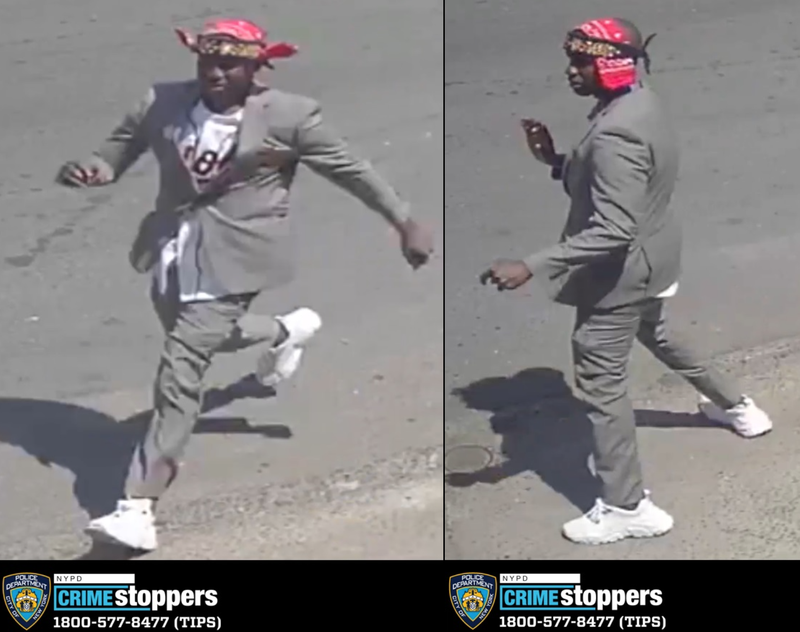 Police said the suspect briefly chased after the woman after groping her on W. 37th Street on Wednesday afternoon