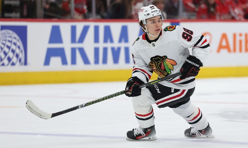 Blackhawks forward Connor Bedard