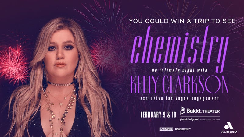 You could win a trip to see Kelly Clarkson!