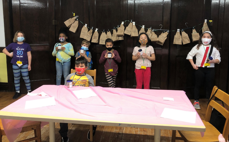 Kids learned how to dry oregano when classes were in person, then remotely