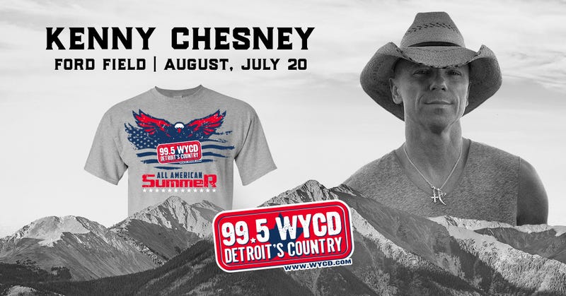 KENNY CHESENY AT FORD FIELD
