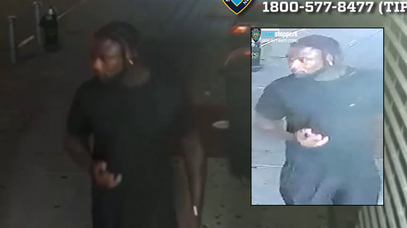 Police are searching for a suspect in an attack on a woman in Midtown on Sunday morning