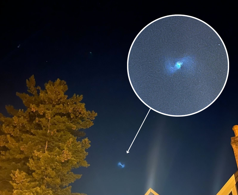 The mystery object—which turned out to be a recently launched satellite—was seen over Bergen County and a swath of the East Coast