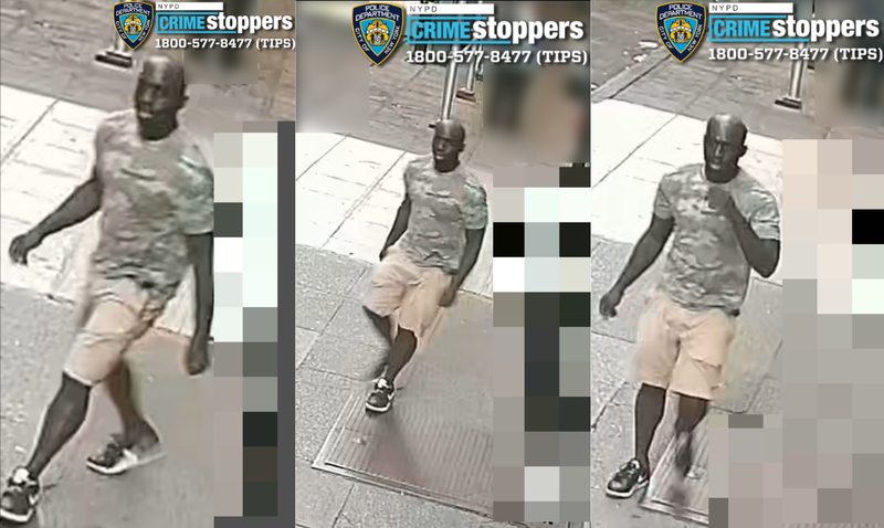 The man is suspected of attacking a 34-year-old woman inside the establishment at West 36th Street and Broadway around 6 p.m. Monday