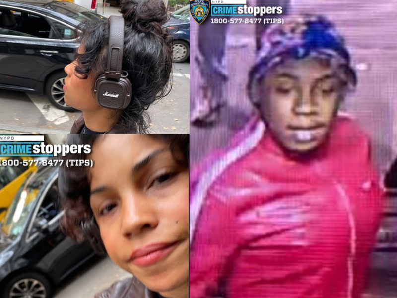 Police are searching for suspects in attacks on the Upper East Side (left) and in Brooklyn (right)
