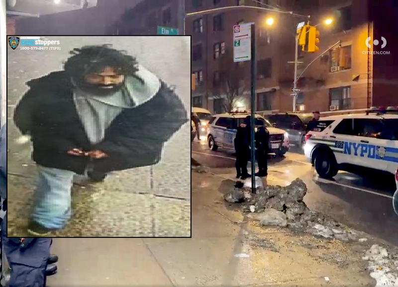 There was a heavy police presence after the attack in Fordham Heights on Thursday night