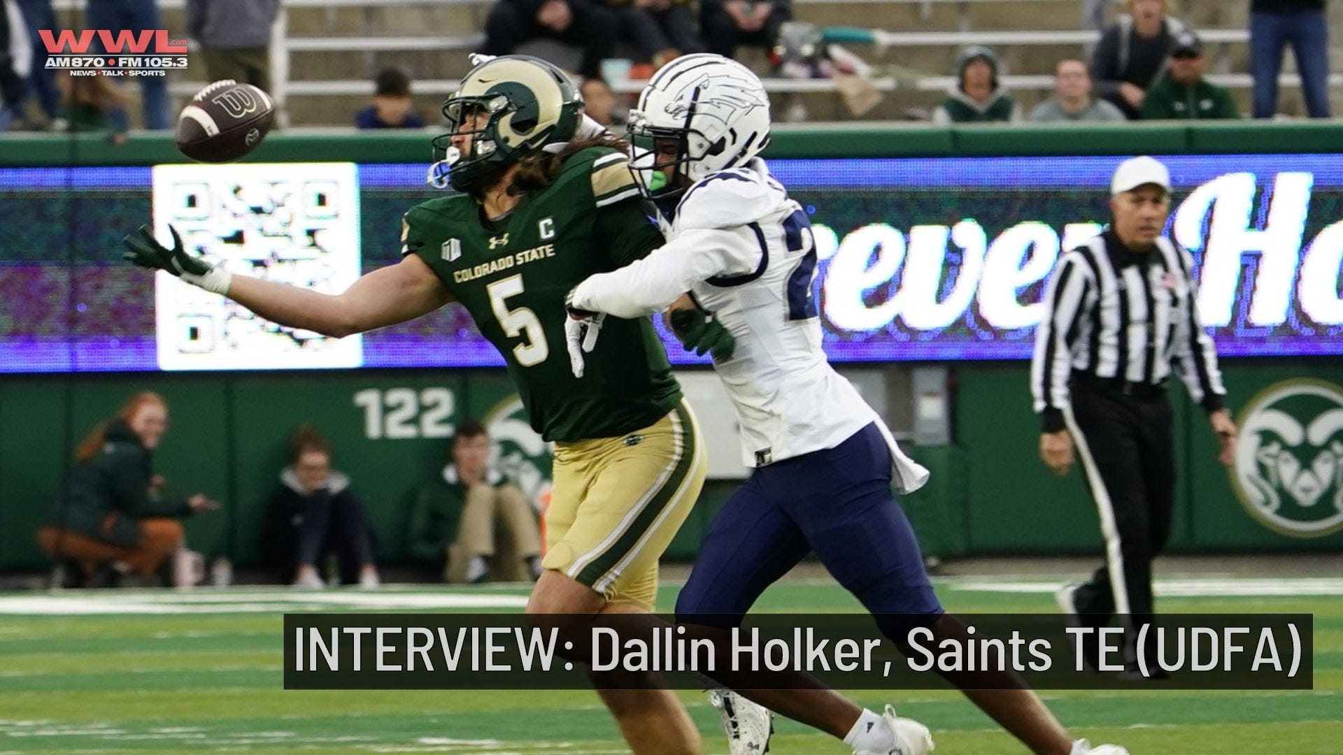 Dallin Holker on WWL: Saints offense felt like the perfect fit for the UDFA tight end