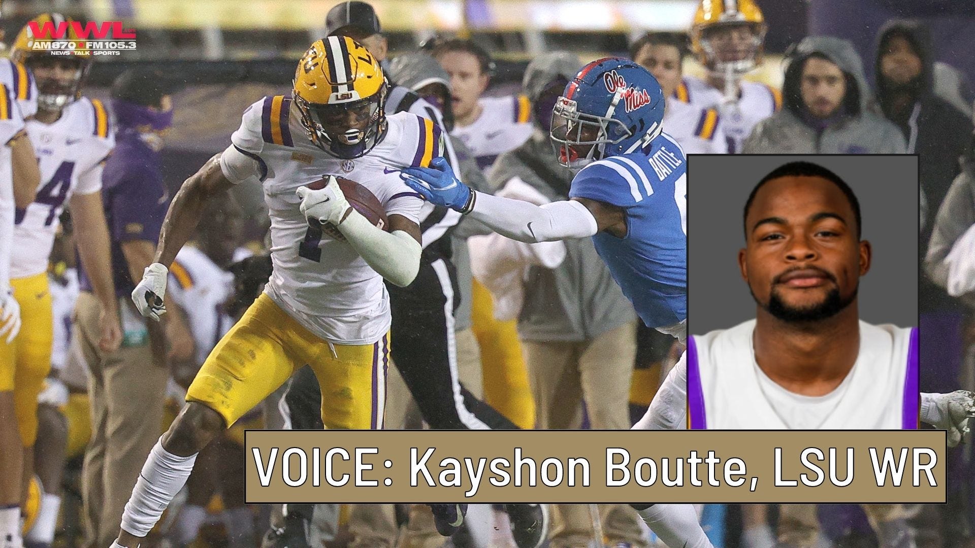 Kayshon Boutte on WWL: People say LSU is 'DBU,' but it's really 'Wide Receiver U'