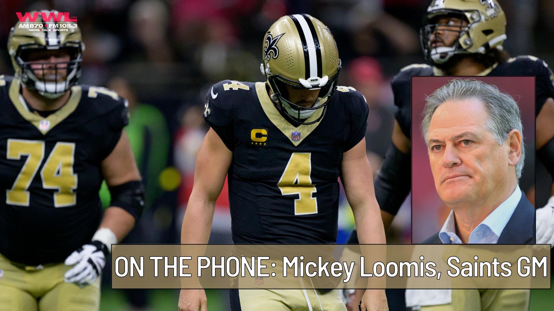 Loomis: 'Sky isn't falling' at 2-2, but Saints 'still have to act like it is'