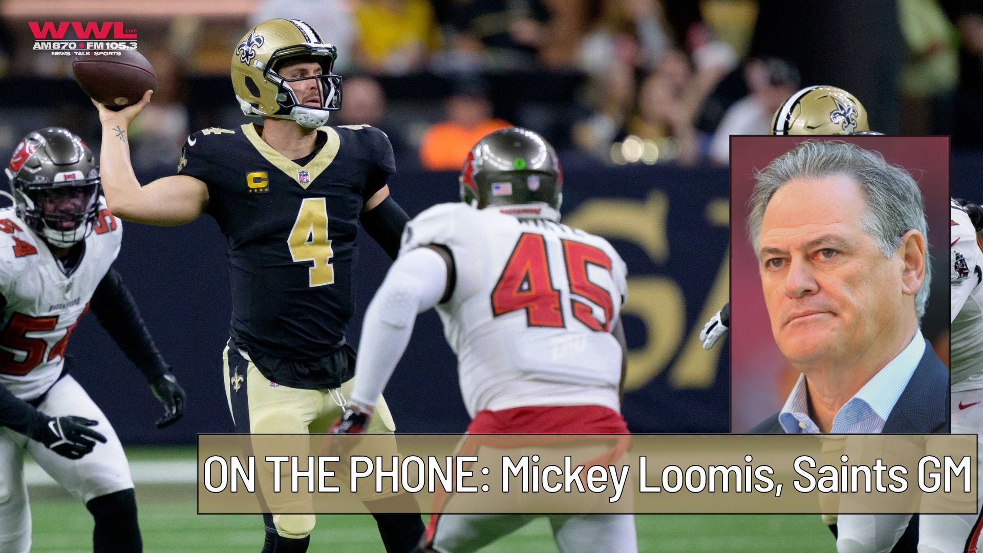 Loomis: Saints in standings situation that 'none of us like,' but staying focused on Bucs