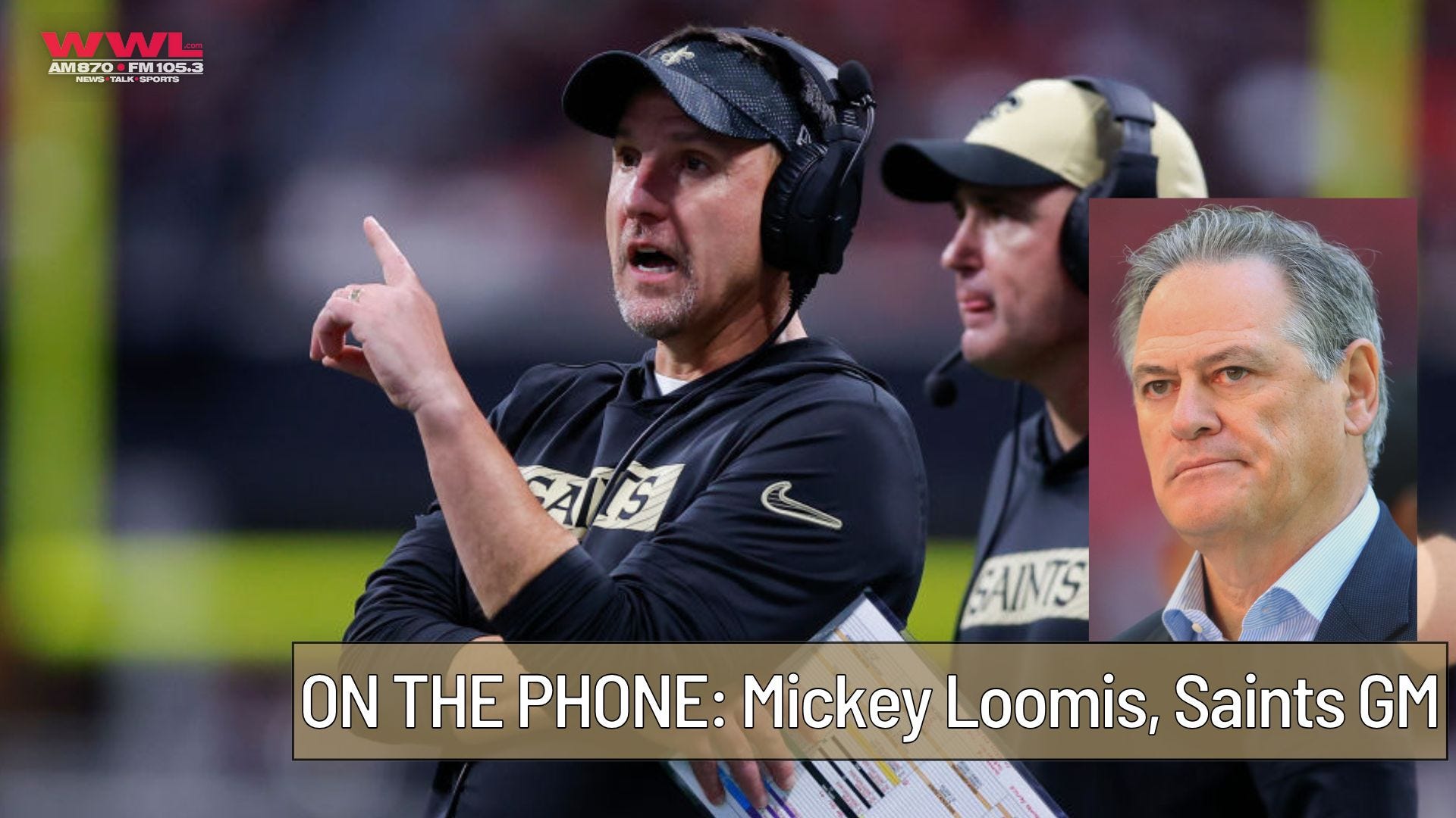 Mickey Loomis on WWL: Saints GM talks Dennis Allen firing, Lattimore trade, more