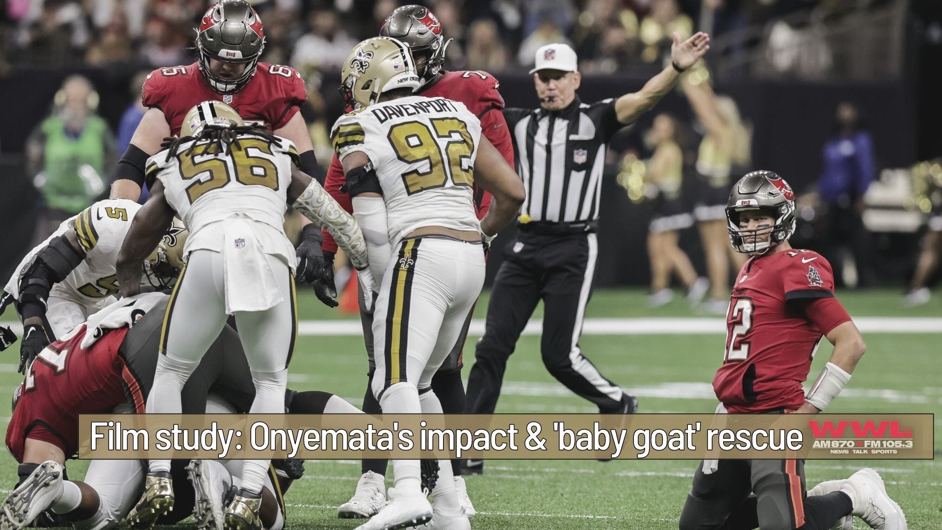 Saints film study: David Onyemata's return, aggressive coverage hit hard vs Bucs