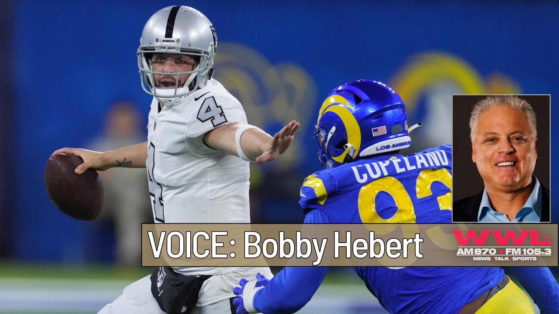 Bobby Hebert: If Saints trade for Derek Carr, 'we still ain't winning nothing'