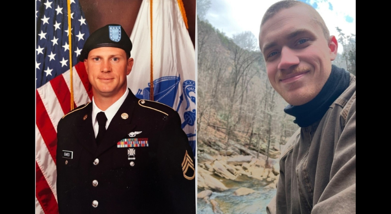 Staff Sgt. Ryan Austin O’Hara, 28, of Lilburn, Georgia (right) and Chief Warrant Officer 2 Andrew Loyd Eaves, 39, of Great Mills, Maryland (left).