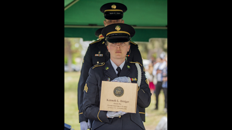Killed in Korean War, Army Pfc. Bridger finally laid to rest