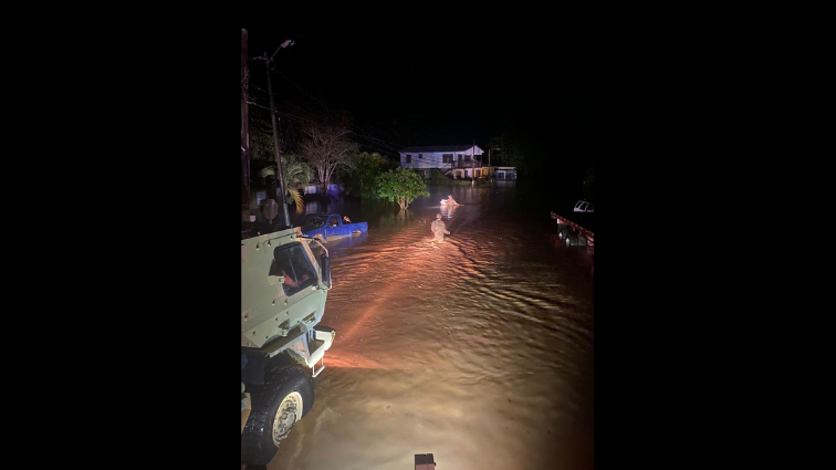 Puerto Rico National Guard rescues Hurricane Fiona victims