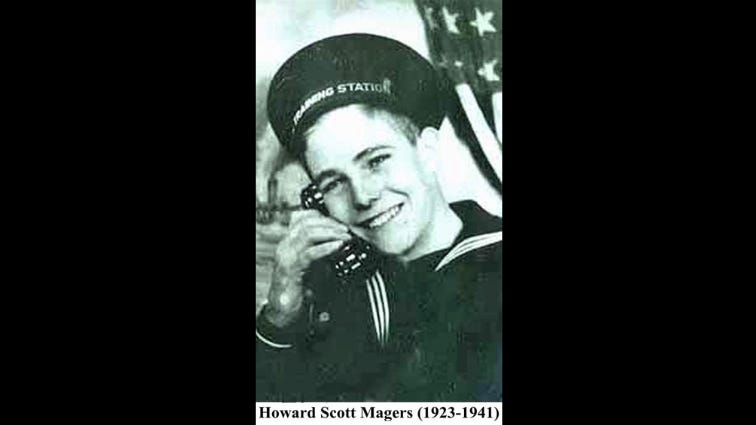 USS Oklahoma sailor, Magers, accounted for from World War II