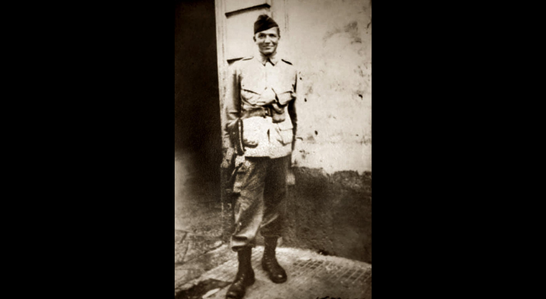 Uncle Steve returns home from World War II