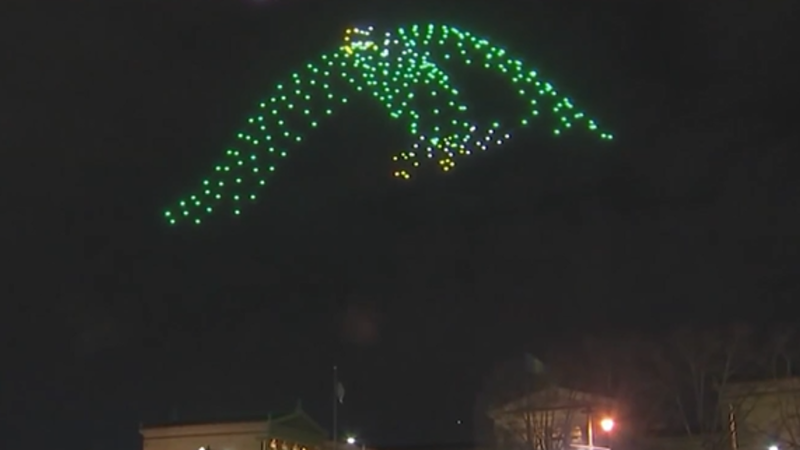 Eagles drone show