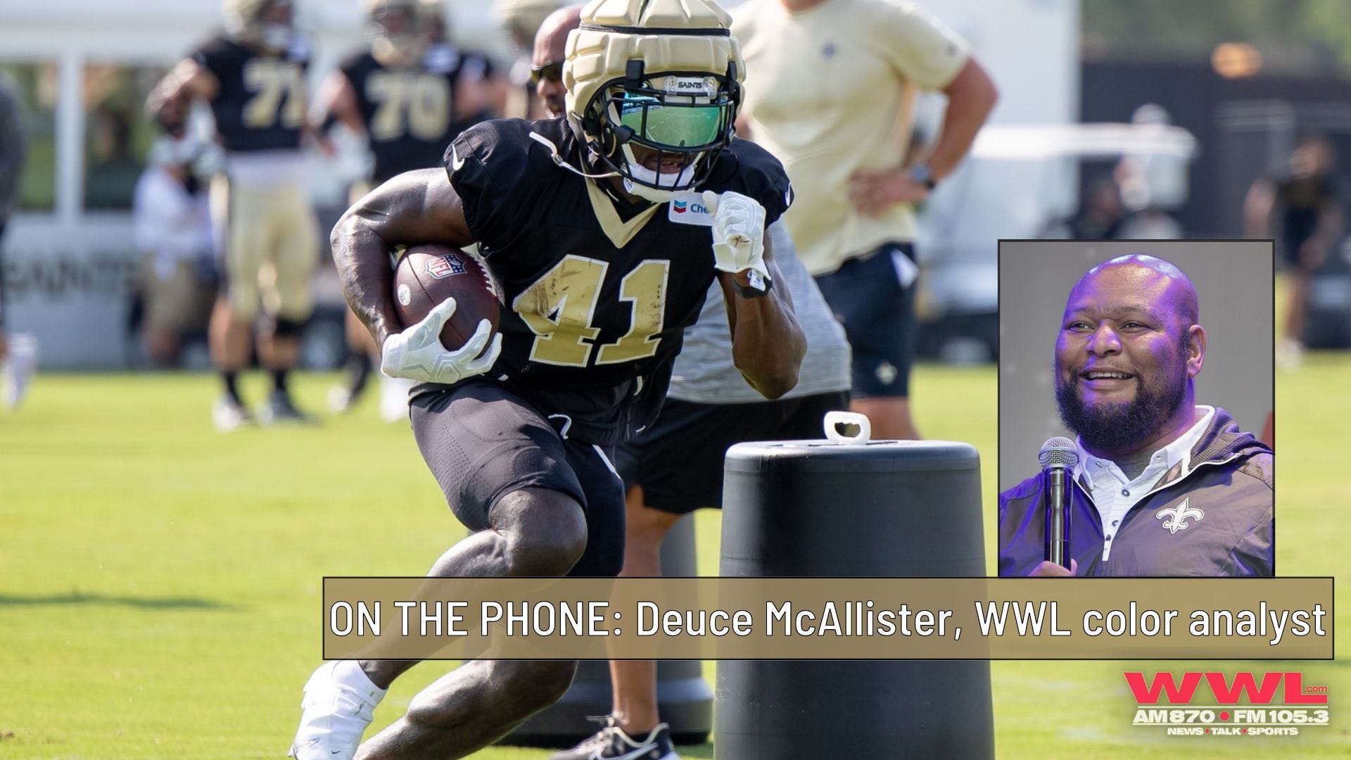 Deuce: Alvin Kamara showed commitment to Saints on Day 1 of training camp