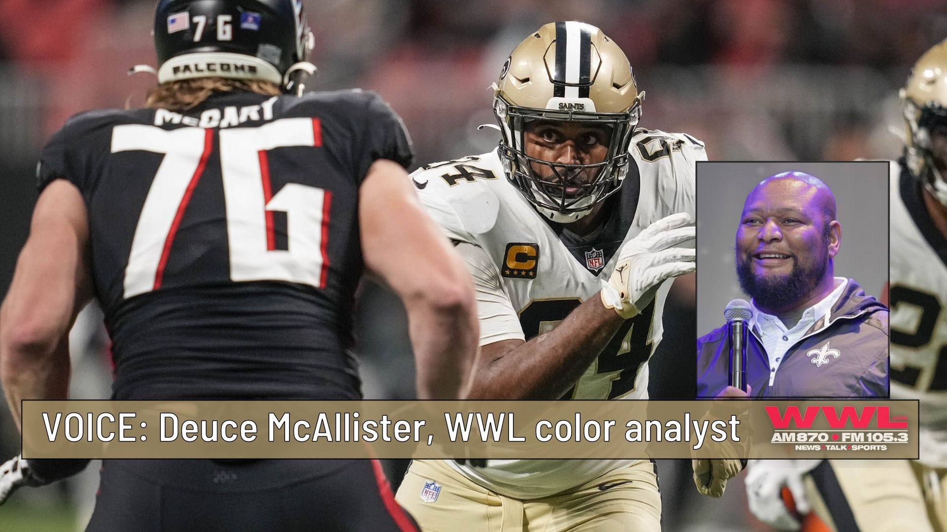 Deuce: Saints defense needs 'eye discipline' against Mariota, Falcons