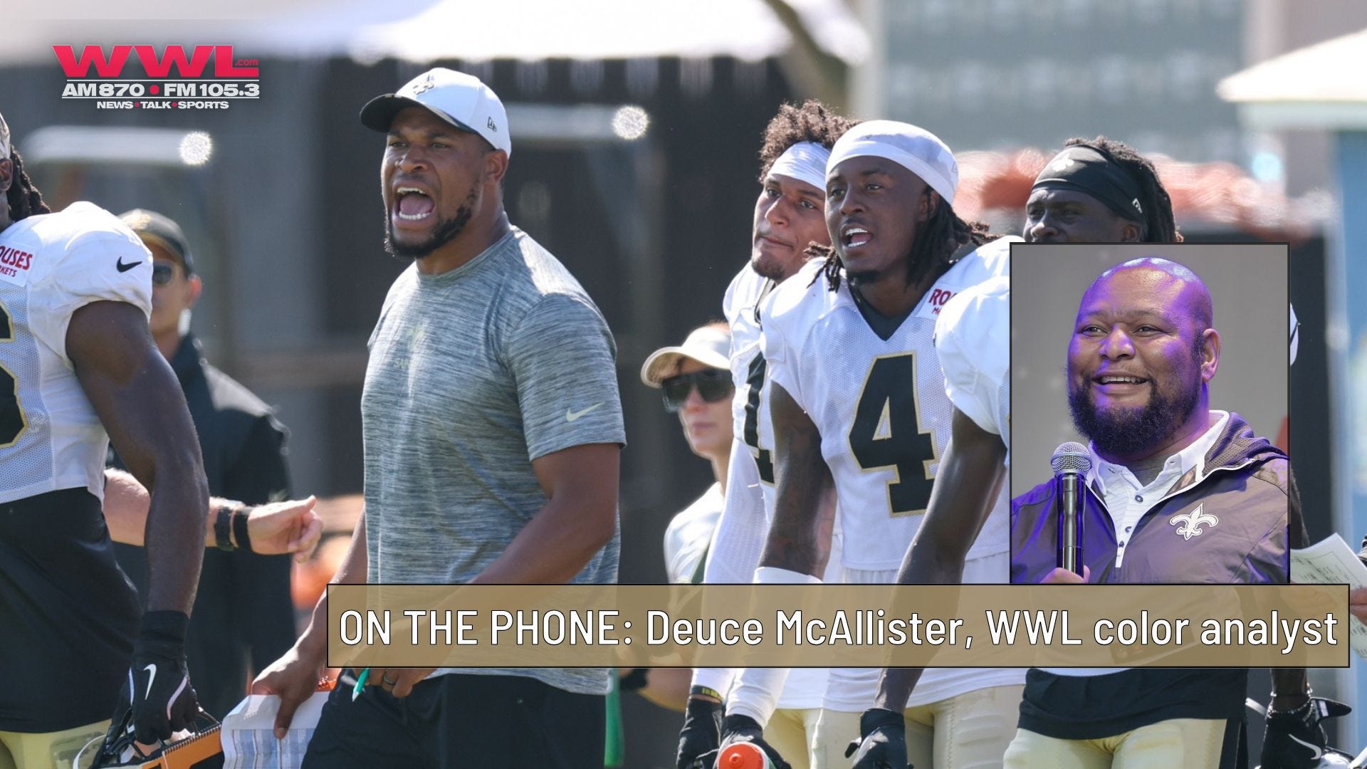 Deuce's take after Day 1 in Irvine: 'Good first day' for Saints