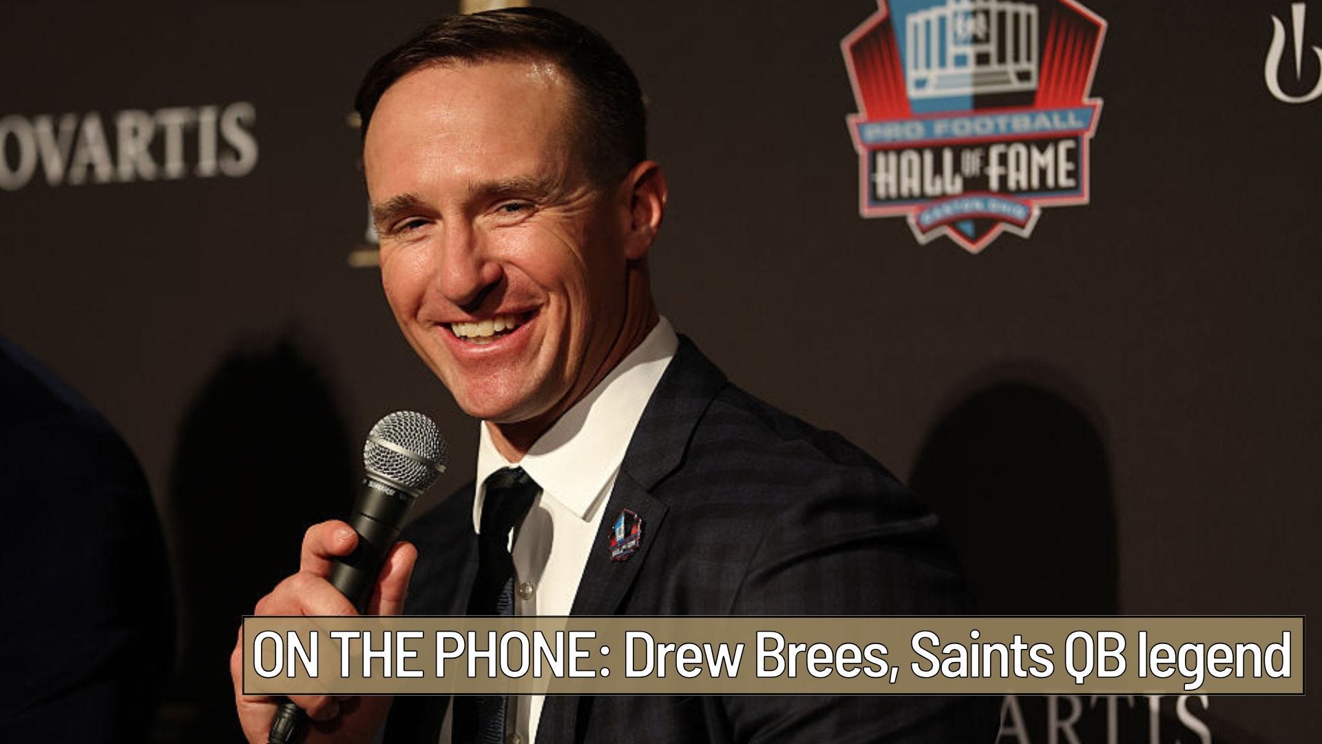 Brees on WWL: Family prank set up 'surreal' Hall of Fame moment