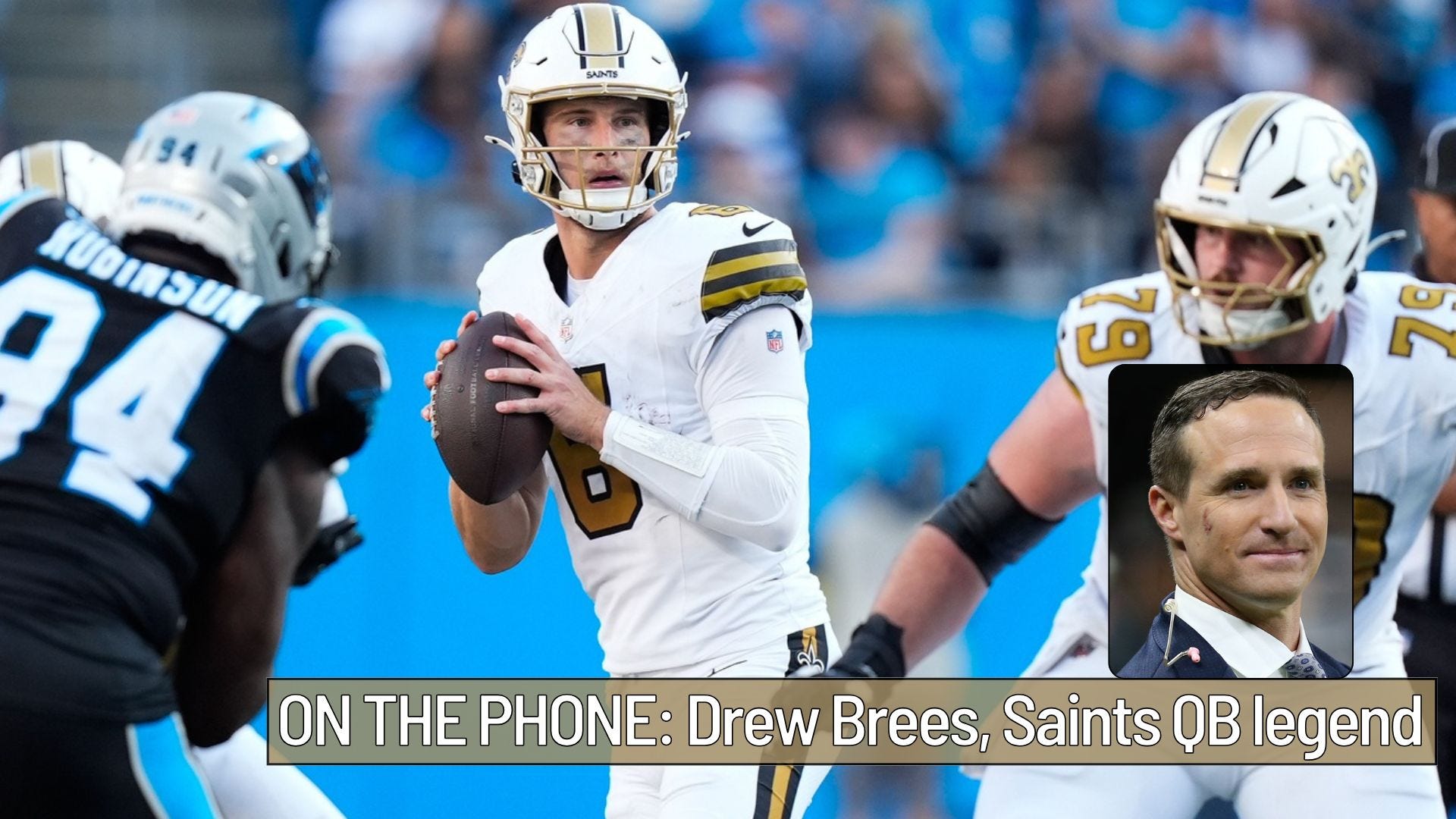 Brees: Tyler Shough's 'poise … command' stood out in Saints rookie's breakout performance