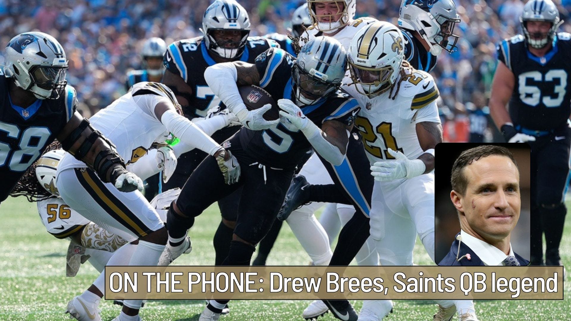Brees: If Saints want to sweep Panthers, it'll come down to this