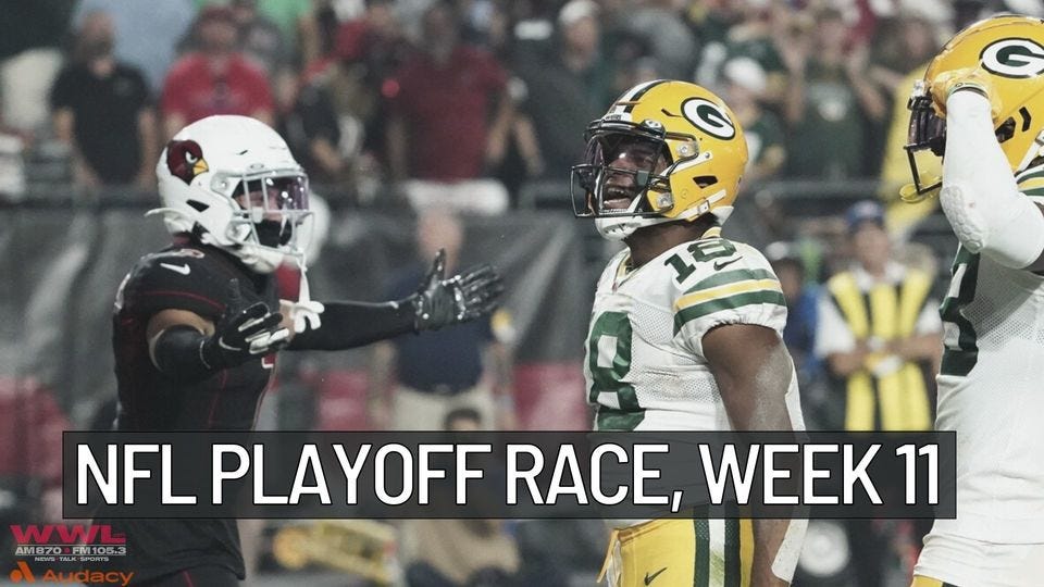 NFL playoff race, Week 10: Key tiebreaker lifts new team atop NFC