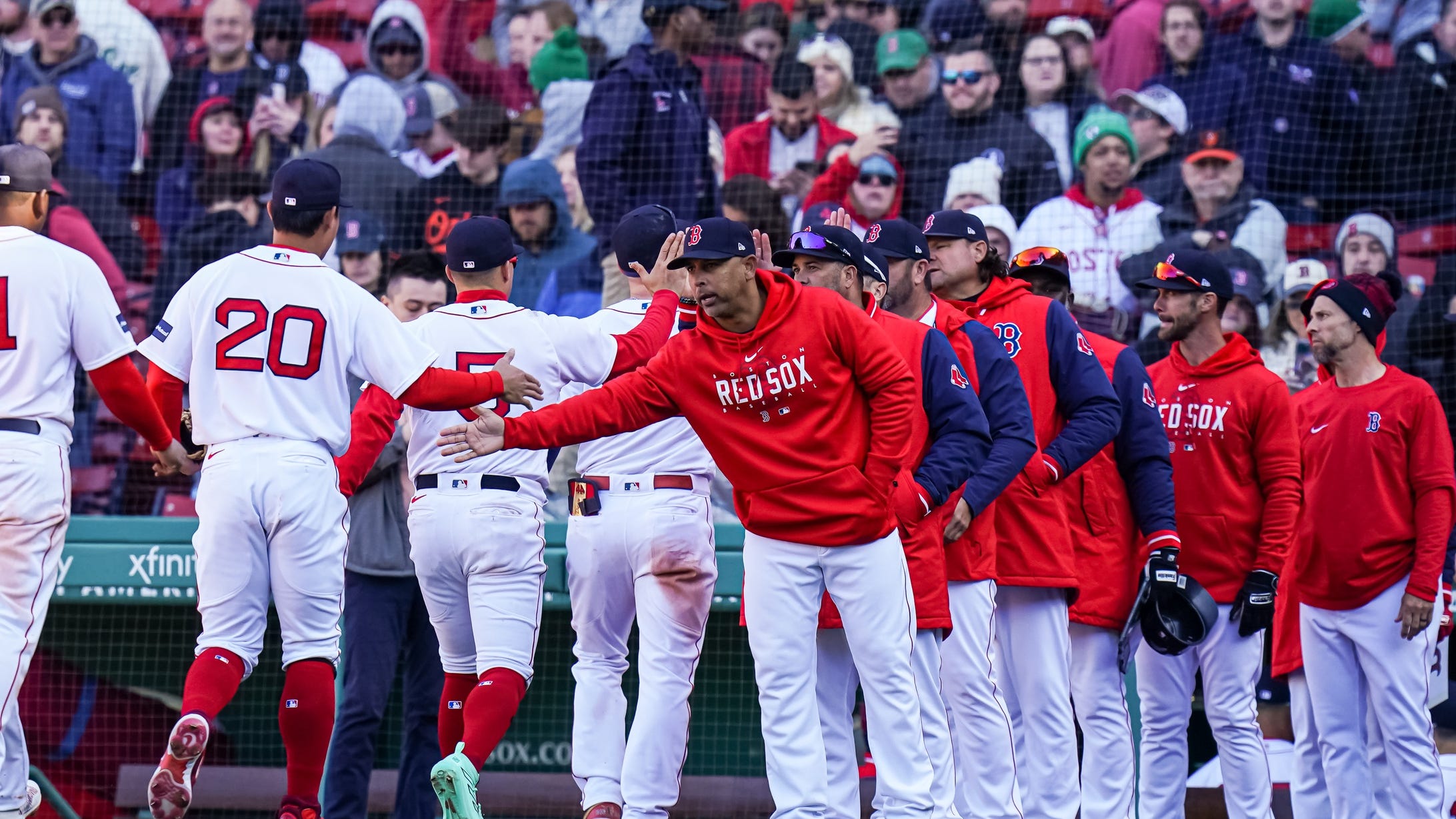 Maybe the Red Sox were onto something with this lineup