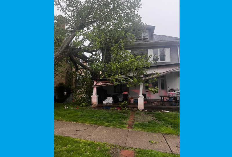 Storm damage in Coraopolis 