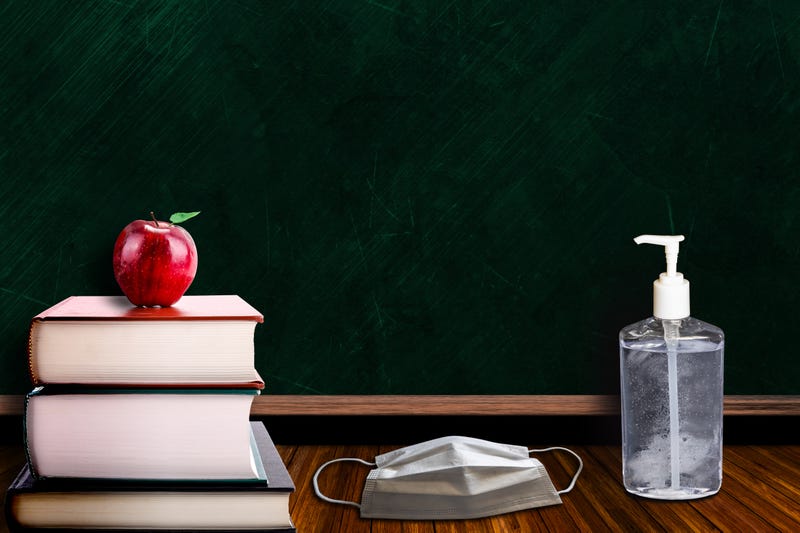 School supplies including items to fight Covid-19