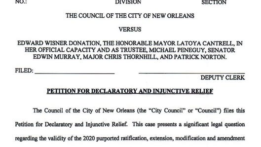 Judge bars Cantrell Administration from doling out Wisner Trust funds